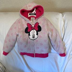 Minnie Mouse zip up sweater
